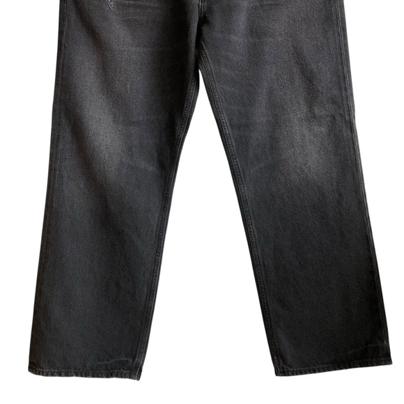 Citizens of Humanity Neve Relaxed Straight Black Jeans Sz 33 Obsidian NWT NEW - Picture 4 of 14